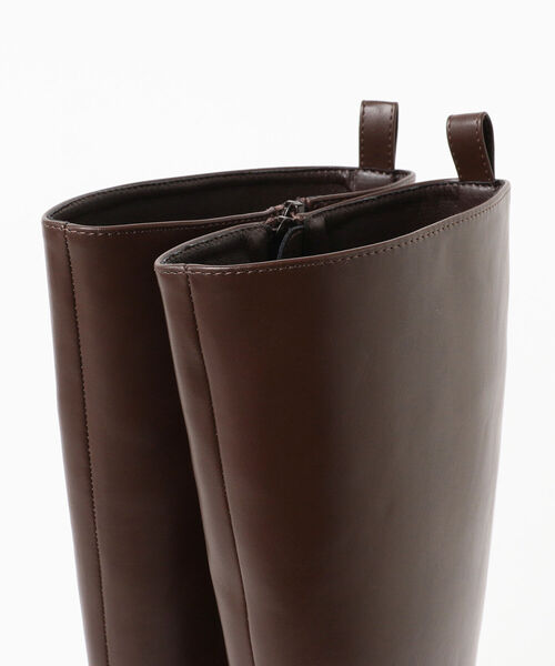 B:MING by BEAMS（ビーミングバイビームス）の「B:MING by BEAMS / プラットフォーム ロング ブーツ（ブーツ・レディース・ダークブラウン/ブラック・23.5/22.5/24.5）」の17枚目の写真