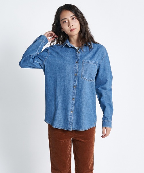 ROXY（ロキシー）の「SEASIDE TOWN DENIM/ロキシーデニムシャツ