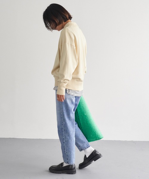 U.S. POLO ASSN.(ユーエスポロアッスン)の「U.S. POLO ASSN. /ユーエスポロアッスン 別注 ワンポイント刺繍 ボリュームスリーブポロニットプルオーバー(ポロシャツ・レディース・ブラック×ホワイト/イエロー/アイボリー/ブラック/ブルーグリーン・FREE)」の16枚目の写真