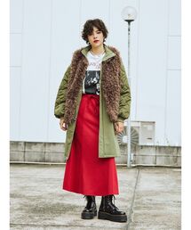 jouetie | ファーベストレイヤードモッズコート(モッズコート)