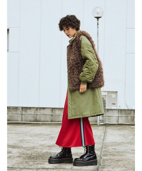 jouetie（ジュエティ）の「ファーベストレイヤードモッズコート