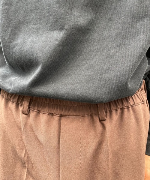 CIAOPANIC(チャオパニック)の「【セットアップ】TRワイドパンツ(スラックス・メンズ・ネイビー/ブラウン/グレー・MEDIUM/LARGE)」の10枚目の写真