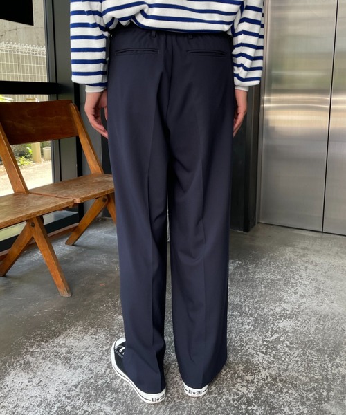 CIAOPANIC(チャオパニック)の「【セットアップ】TRワイドパンツ(スラックス・メンズ・ネイビー/ブラウン/グレー・MEDIUM/LARGE)」の15枚目の写真