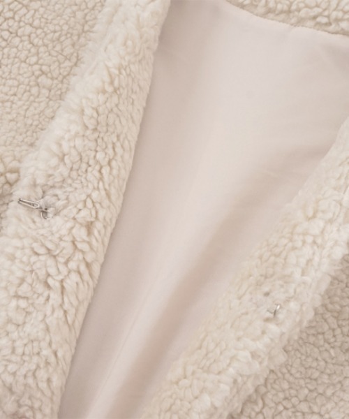 flower（フラワー）の「フラッフィベスト（ベスト・レディース・アイボリー・FREE）」の7枚目の写真