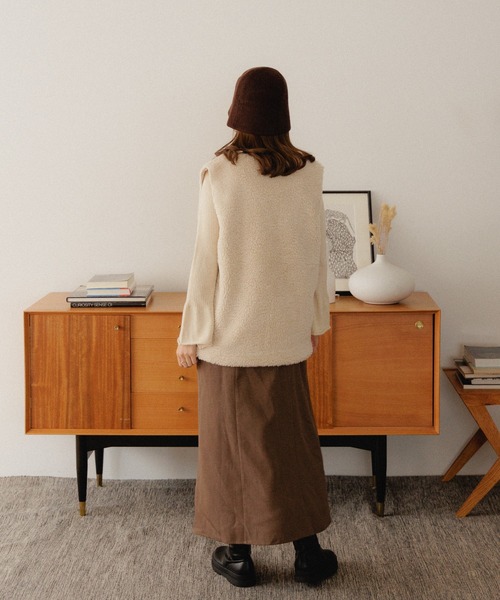 flower（フラワー）の「フラッフィベスト（ベスト・レディース・アイボリー・FREE）」の22枚目の写真