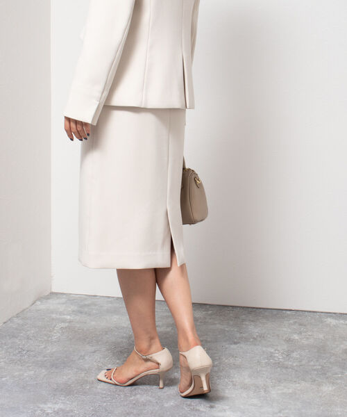 NOLLEY’S(ノーリーズ)の「ウォッシャブルダブルクロススーツスカート(スカート・レディース・ネイビー/ベージュ・36/38/40)」の8枚目の写真