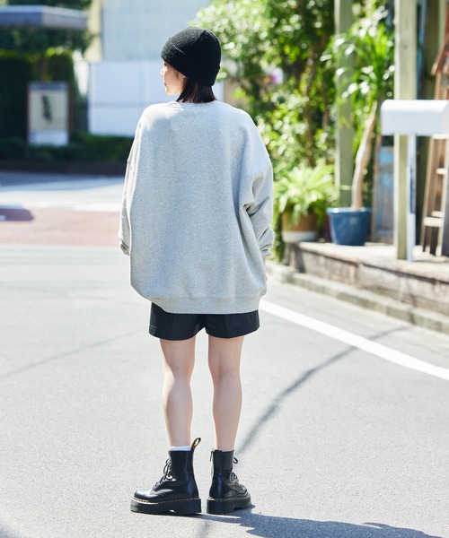 U.S. POLO ASSN.(ユーエスポロアッスン)の「【U.S.POLO ASSN./ユーエスポロアッスン】別注ワンポイント刺繍クルーネックスウェット/ユニセックス/裏起毛/裏起毛スウェット/(スウェット・メンズ・ライトグレー/ブラック/オフホワイト/グリーン/ネイビー・SMALL/MEDIUM/LARGE)」の9枚目の写真