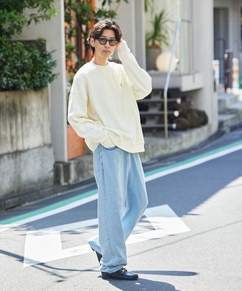 U.S. POLO ASSN.(ユーエスポロアッスン)の「【U.S.POLO ASSN./ユーエスポロアッスン】別注ワンポイント刺繍クルーネックスウェット/ユニセックス/裏起毛/裏起毛スウェット/(スウェット・メンズ・ライトグレー/ブラック/オフホワイト/グリーン/ネイビー・SMALL/MEDIUM/LARGE)」の19枚目の写真