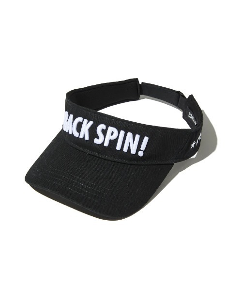 RAWLIFE(ロウライフ)の「BACK SPIN!GOLF/バックスピンゴルフ/Original Logo Sun Visor(サンバイザー・メンズ・ブラック・FREE)」の3枚目の写真