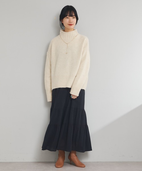 SHENERY（シーナリー）の「ステッチショートブーツ（ブーツ・レディース・ブラック/ブラウン・36/37/38）」の14枚目の写真