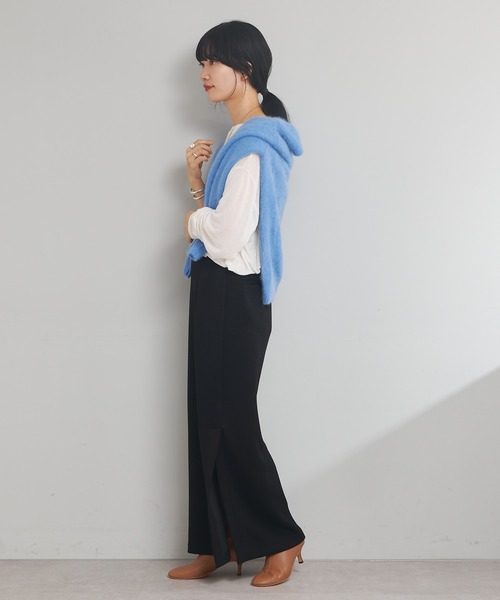 SHENERY（シーナリー）の「ステッチショートブーツ（ブーツ・レディース・ブラック/ブラウン・36/37/38）」の21枚目の写真