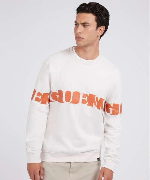 Guess(ゲス)の「Maverich Cn Fleece(スウェット・メンズ・ブルー/ホワイト系その他・MEDIUM/LARGE/X-LARGE/SMALL)」の1枚目の写真