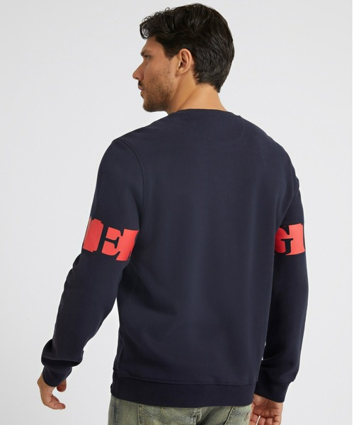 Guess(ゲス)の「Maverich Cn Fleece(スウェット・メンズ・ブルー/ホワイト系その他・MEDIUM/LARGE/X-LARGE/SMALL)」の6枚目の写真