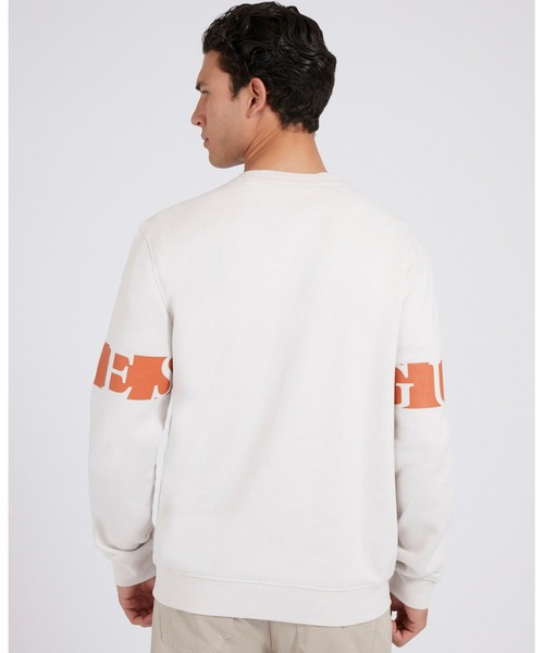Guess(ゲス)の「Maverich Cn Fleece(スウェット・メンズ・ブルー/ホワイト系その他・MEDIUM/LARGE/X-LARGE/SMALL)」の3枚目の写真