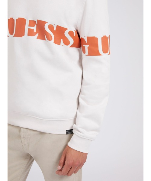 Guess(ゲス)の「Maverich Cn Fleece(スウェット・メンズ・ブルー/ホワイト系その他・MEDIUM/LARGE/X-LARGE/SMALL)」の4枚目の写真
