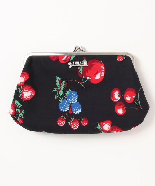 ANNA SUI（アナスイ）の「アップサイクル ポーチ（ポーチ・レディース・ブラック系その他2/ブラック/ブルー/ブラック×ブルー/レッド系その他/ブラウン/レッド/オレンジ/ネイビー・FREE）」の2枚目の写真