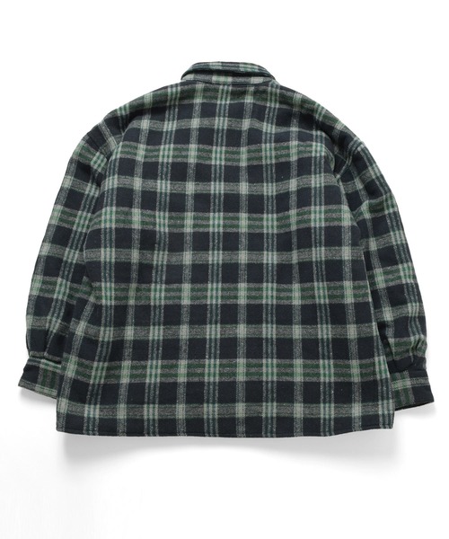 PEN FIELD（ペンフィールド）の「【Penfield】チェックCPOシャツ（カバーオール・キッズ・ネイビー/ブラウン/グレー・170cm/150cm/140cm/160cm）」の11枚目の写真