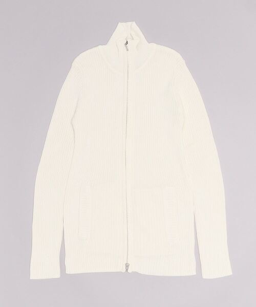 ARCADE（アーケード）の「リブ編みニット スタンド ジップアップ ジャケット（ニット/セーター・メンズ・ワイン/グレー/ブラック/チャコール/ホワイト・M/XL/L）」の10枚目の写真