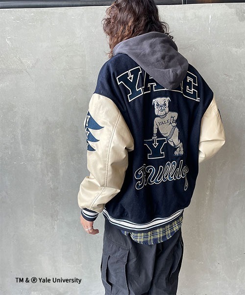 JEANS FACTORY CLOTHES 別注YALE スタジャン