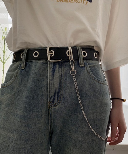 NOVESSEL（ノベセル）の「『NOVESSEL/ノベセル』チェーン付きベルト【Y】【CN】（ベルト・レディース・ブラック・FREE）」の5枚目の写真