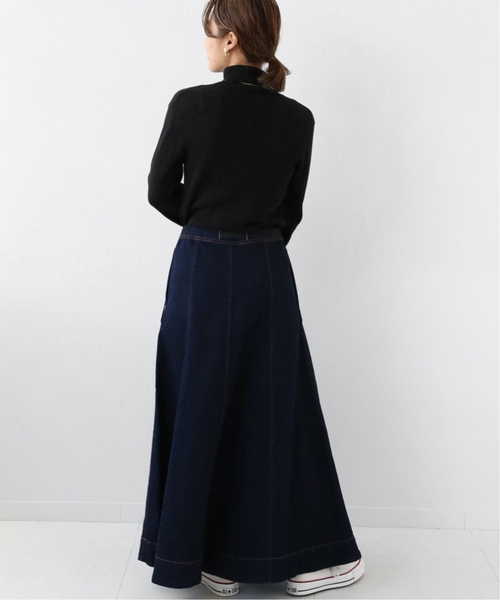 JOURNAL STANDARD relume（ジャーナルスタンダード　レリューム）の「《追加4》スイスオーガニックコットンタートルネックプルオーバー（ニット/セーター・レディース・ブルー/ブラック/ホワイト/イエロー/オレンジ・FREE）」の7枚目の写真