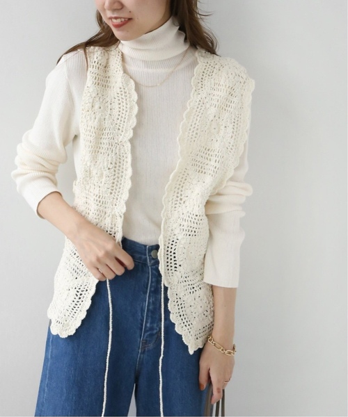 JOURNAL STANDARD relume（ジャーナルスタンダード　レリューム）の「《追加4》スイスオーガニックコットンタートルネックプルオーバー（ニット/セーター・レディース・ブルー/ブラック/ホワイト/イエロー/オレンジ・FREE）」の13枚目の写真