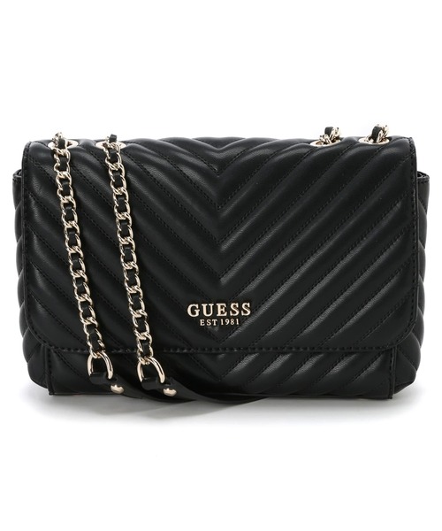 Guess（ゲス）の「KEILLAH Convertible Crossbody Flap（ショルダーバッグ・レディース・ホワイト/ブラック・ONE SIZE）」の2枚目の写真