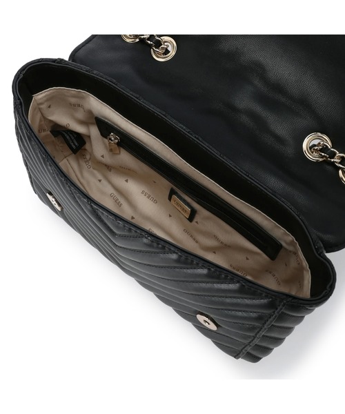 Guess（ゲス）の「KEILLAH Convertible Crossbody Flap（ショルダーバッグ・レディース・ホワイト/ブラック・ONE SIZE）」の12枚目の写真