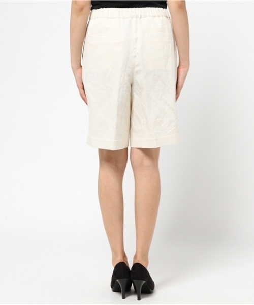 ivory court（アイボリーコート）の「リネンツイルハーフパンツ◇（その他パンツ・レディース・ホワイト/ネイビー・FREE）」の7枚目の写真