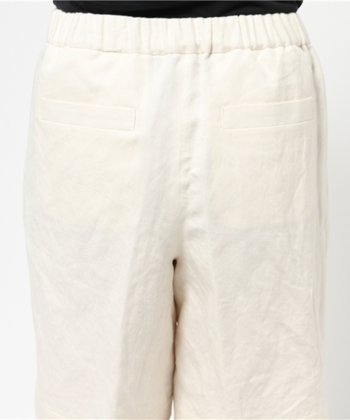 ivory court（アイボリーコート）の「リネンツイルハーフパンツ◇（その他パンツ・レディース・ホワイト/ネイビー・FREE）」の9枚目の写真