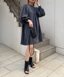 CAPRICIEUX LE'MAGE | テンセルデニムシャツワンピース(ワンピース)