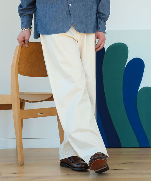 DANTON（ダントン）の「DANTON / COLOR DENIM EASY PANTS（その他パンツ・メンズ・インディゴブルー/ホワイト系その他7・40/38）」の16枚目の写真