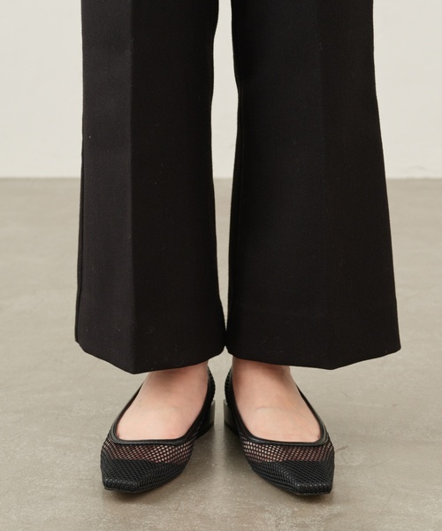 GRISE（グリーズ）の「GRISE 2.5cmナロースクエアメッシュフラット（その他シューズ・レディース・ベージュ/ブラック×ブラック/グリーン・23cm/23.5cm/22cm/24.5cm/22.5cm/24cm）」の17枚目の写真