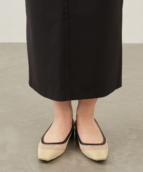 GRISE（グリーズ）の「GRISE 2.5cmナロースクエアメッシュフラット（その他シューズ・レディース・ベージュ/ブラック×ブラック/グリーン・23cm/23.5cm/22cm/24.5cm/22.5cm/24cm）」の20枚目の写真