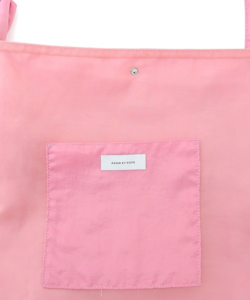 ADAM ET ROPE'（アダムエロペ）の「【A4対応】ワンショルダーシアーバッグ（トートバッグ・レディース・ブラック/ピンク・FREE）」の14枚目の写真