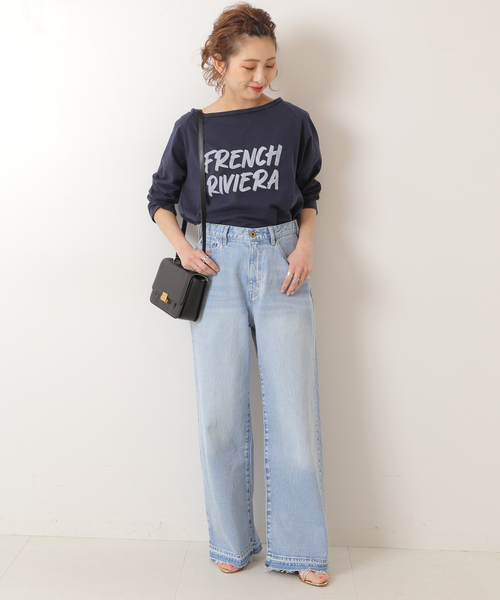Spick & Span（スピックアンドスパン）の「ロゴラグランロンT（Tシャツ