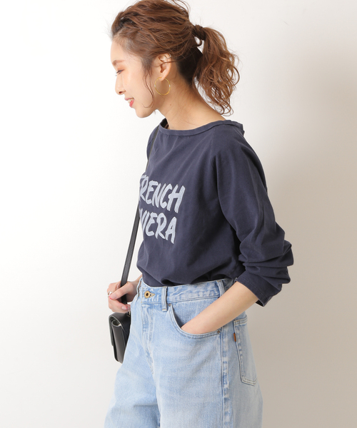 Spick & span ラグランロゴロンT Spick & Span（スピックアンドスパン）の「ロゴラグランロンT（Tシャツ