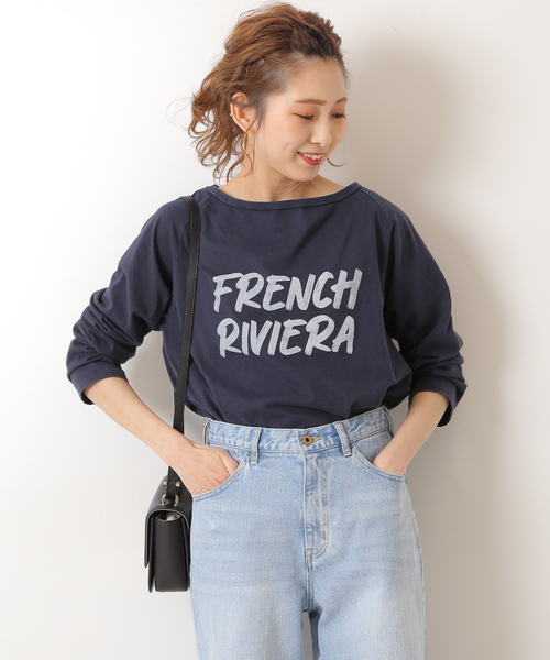 Spick &amp; span ラグランロゴロンT Spick & Span（スピックアンドスパン）の「ロゴラグランロンT（Tシャツ