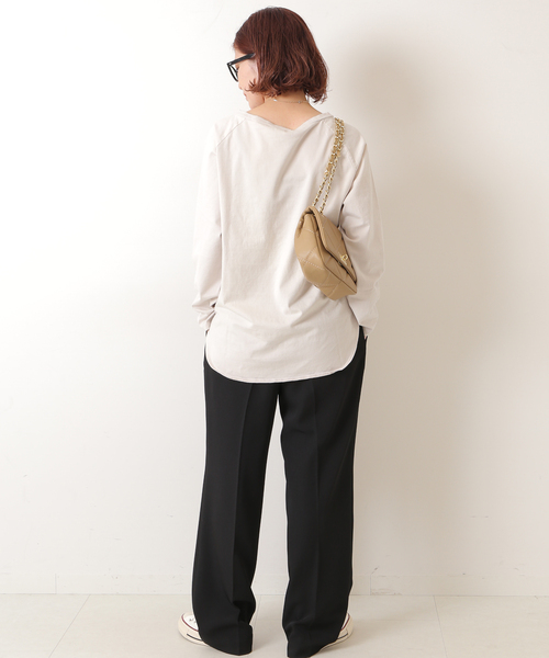 Spick &amp; span ラグランロゴロンT Spick & Span（スピックアンドスパン）の「ロゴラグランロンT（Tシャツ