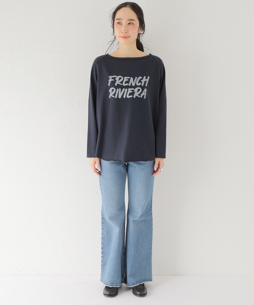 Spick &amp; span ラグランロゴロンT Spick & Span（スピックアンドスパン）の「ロゴラグランロンT（Tシャツ