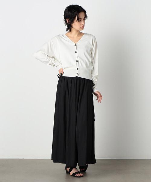 COMME CA ISM（コムサイズム）の「２ＷＡＹ　サスペンダー付スカーチョ（その他パンツ・レディース・ブラック/グリーン/ベージュ・SMALL/MEDIUM/LARGE）」の5枚目の写真