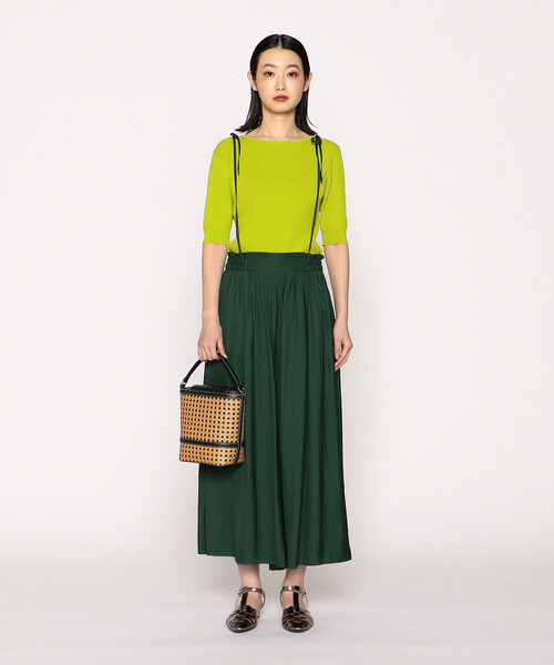 COMME CA ISM（コムサイズム）の「２ＷＡＹ　サスペンダー付スカーチョ（その他パンツ・レディース・ブラック/グリーン/ベージュ・SMALL/MEDIUM/LARGE）」の18枚目の写真