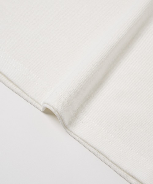 flaner（フラネ）の「Loose half sleeve tee/ルーズハーフスリーブT（Tシャツ/カットソー・レディース・グレー/チャコールグレー/ホワイト・MEDIUM/LARGE）」の21枚目の写真