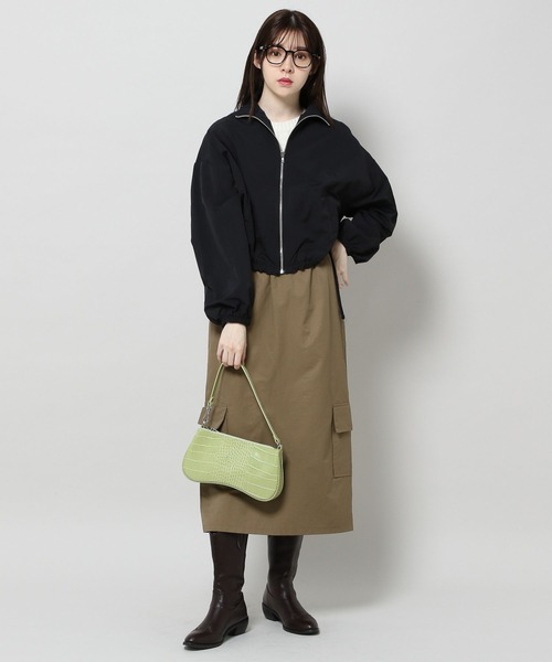 ALAND(エーランド)の「3.3 Field Trip/ウィンドブレーカー 2196695(ナイロンジャケット・レディース・ライトベージュ/ブラック・FREE)」の6枚目の写真