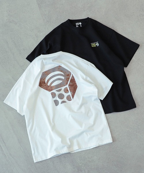 MOUNTAIN HARDWEAR（マウンテンハードウェアー）の「MOUNTAIN HARDWEAR × BEAMS / 別注 RUST NUT LOGO T-shirt（Tシャツ/カットソー・メンズ・ホワイト/ブラック・XL/M/L）」の5枚目の写真
