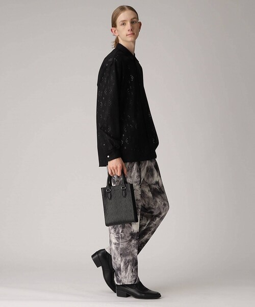 tk.TAKEO KIKUCHI（ティーケータケオキクチ）の「◆ハンドルスクエアショルダーバッグ（ショルダーバッグ・メンズ・ブラック系1/ブラウン系その他6/ブラック系4/ブラック系3・00）」の6枚目の写真