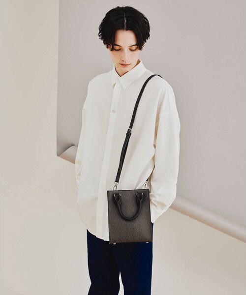 tk.TAKEO KIKUCHI（ティーケータケオキクチ）の「◆ハンドルスクエアショルダーバッグ（ショルダーバッグ・メンズ・ブラック系1/ブラウン系その他6/ブラック系4/ブラック系3・00）」の8枚目の写真