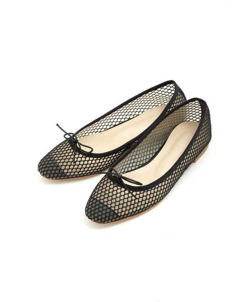 JILL STUART（ジルスチュアート）の「◆バレエフラットシューズ（バレエシューズ・レディース・シルバー/ブラック・23.0cm/23.5cm/24.0cm）」の3枚目の写真