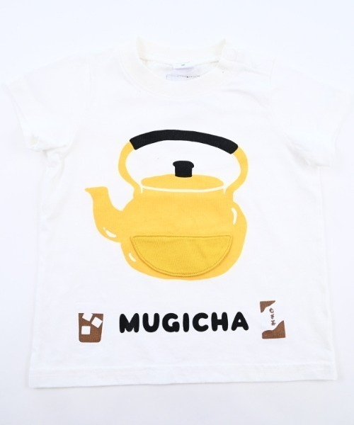 CHEEK ROOM（チークルーム）の「CHEEK ROOM/チークルーム むぎちゃTシャツ（Tシャツ/カットソー・キッズ・オフホワイト/サックスブルー・80ｃｍ/110cm/120cm/90cm/130cm/100cm）」の5枚目の写真