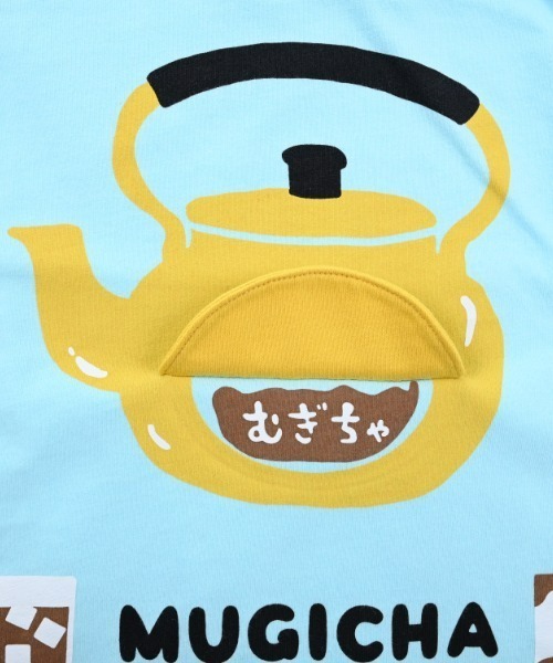 CHEEK ROOM（チークルーム）の「CHEEK ROOM/チークルーム むぎちゃTシャツ（Tシャツ/カットソー・キッズ・オフホワイト/サックスブルー・80ｃｍ/110cm/120cm/90cm/130cm/100cm）」の8枚目の写真